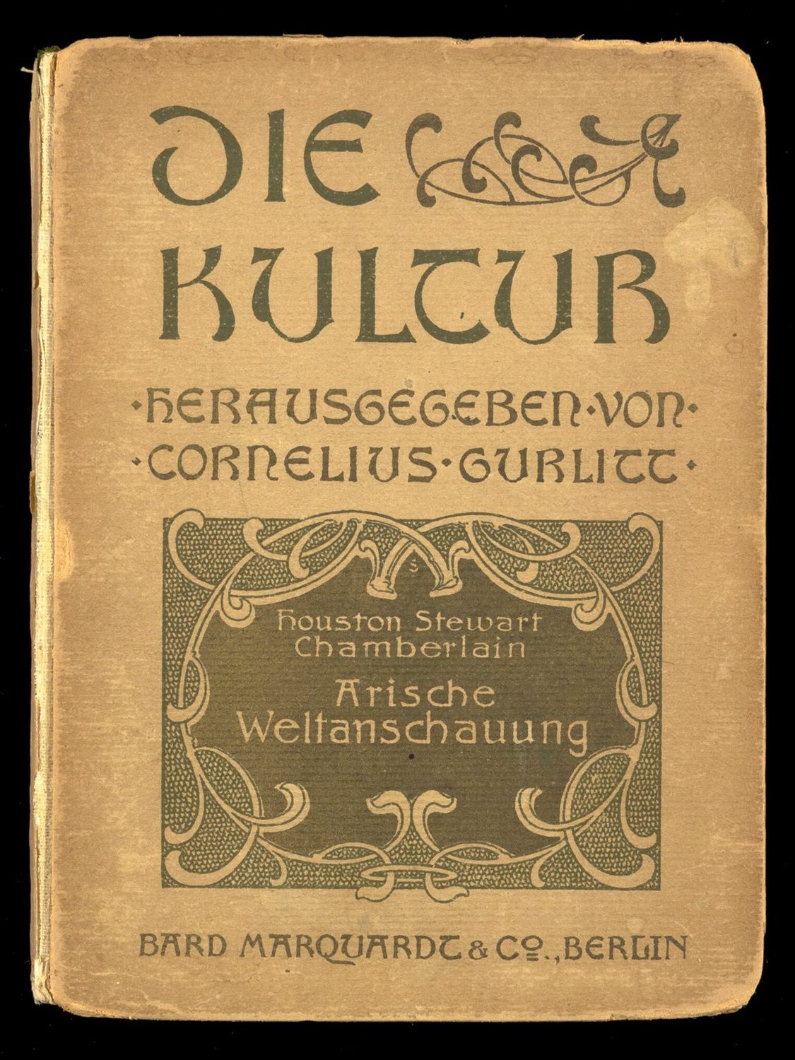 Front cover of a book. 